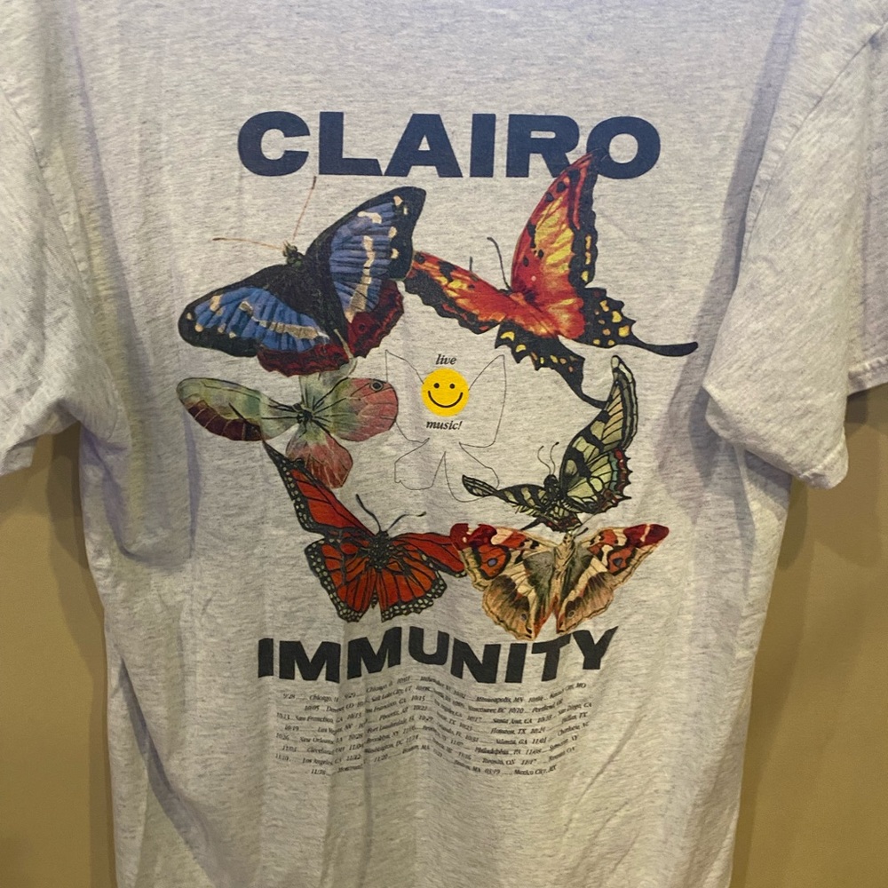 clairo immunity tour 2019 shirt
